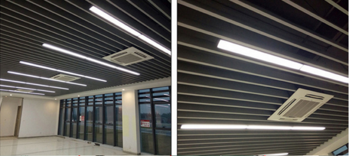 Mordern que pendura a iluminação linear suspendida do diodo emissor de luz, luz do escritório do diodo emissor de luz
